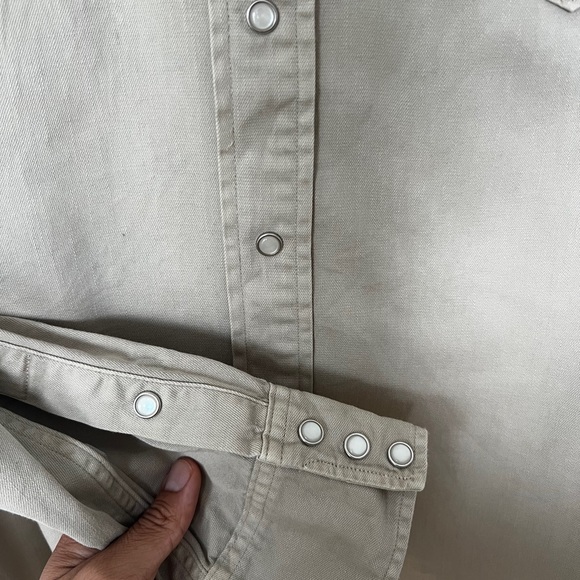 Polo Ralph Lauren Garment-Dyed Denim Western Shirt - Picture 7 of 7